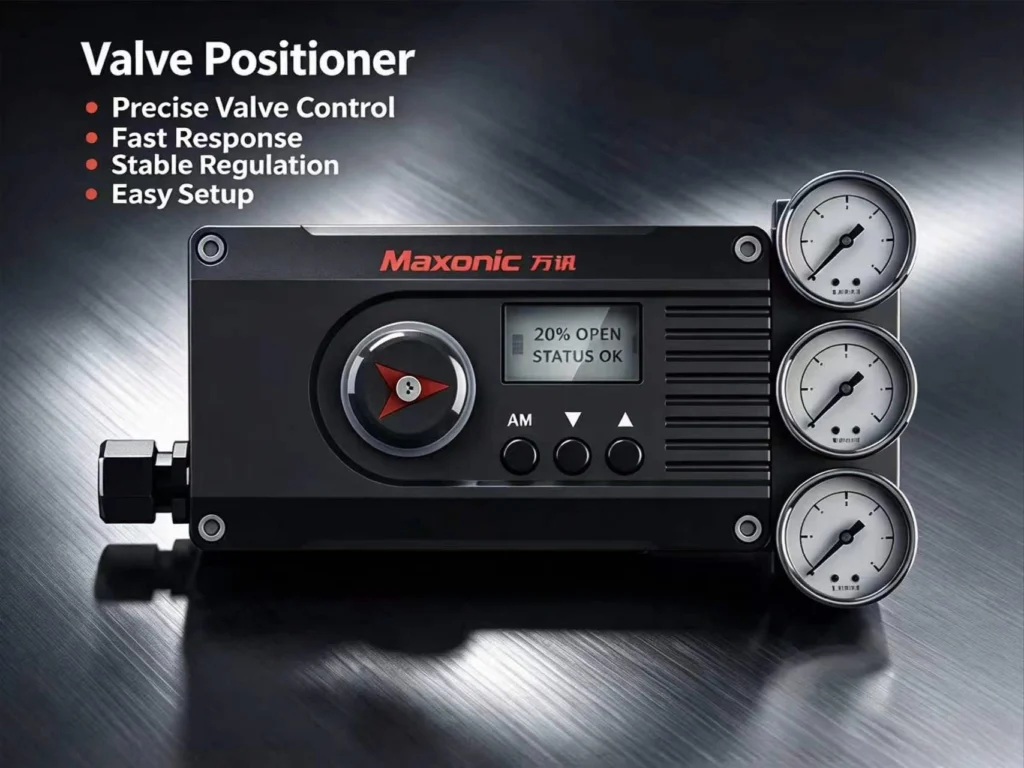 MVP smart valve positioner with aluminum housing and LCD local display